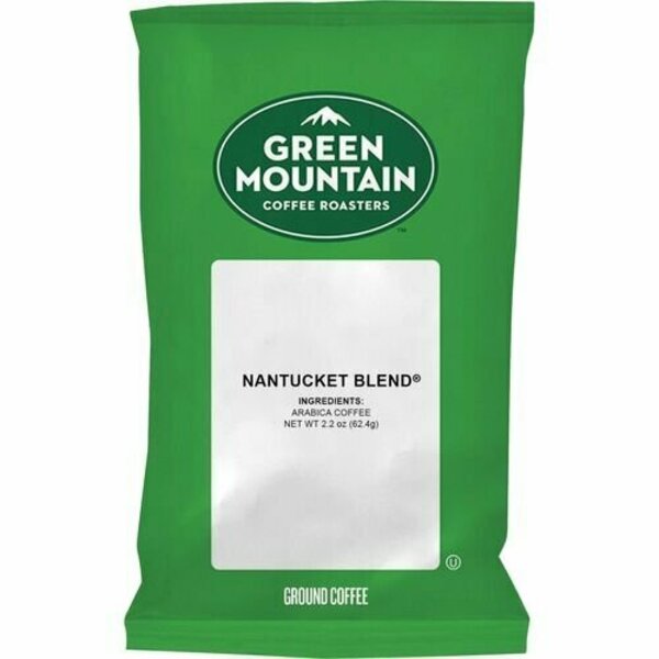 Green Mountain Ground Coffee Packs, Nantucket Blend, 2.2oz, Green, 50PK GMT4461